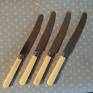 Vintage Sheffield Ivorine Knives